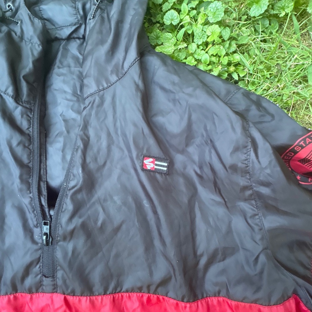 90s Southpole Colorblock Pullover Windbreaker Mens‎ Large Hip Hop Y2K - Picture 3 of 13